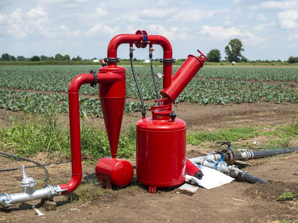 irrigation control pump